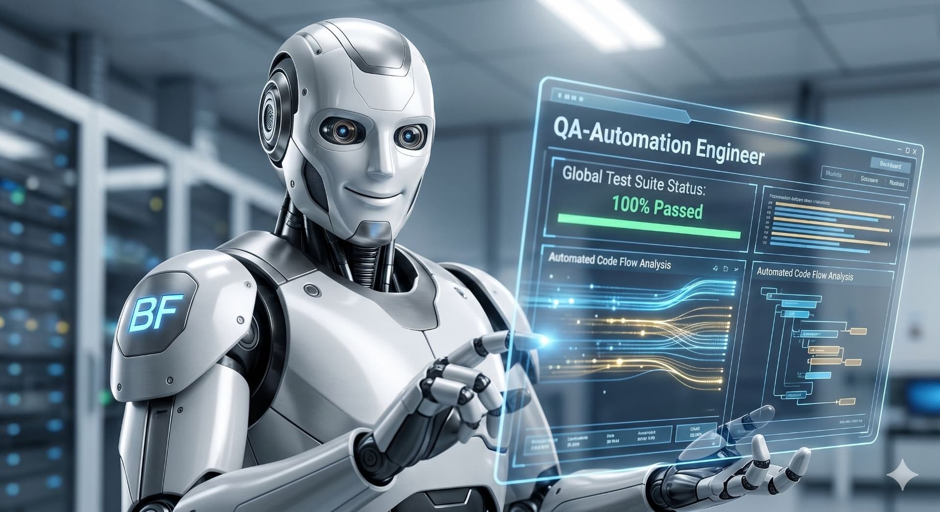 BuzFind QA Automation Engineer AI Agent building Playwright end-to-end test suites that block bad code before it reaches production