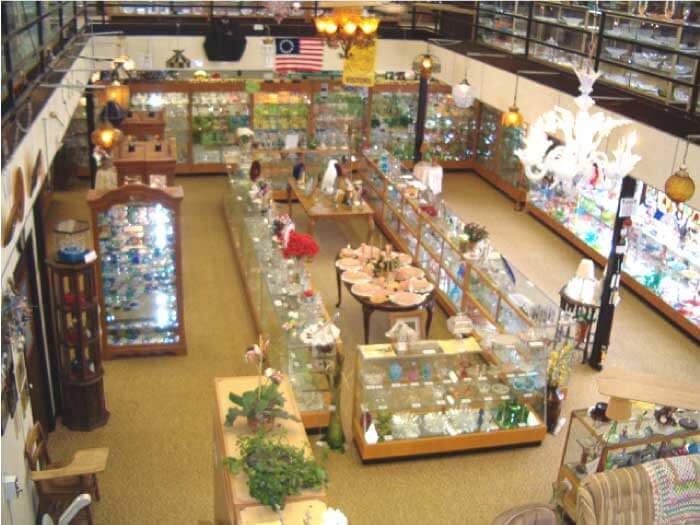 Dunkirk Historical Museum in Dunkirk, Indiana showcasing local glass and history