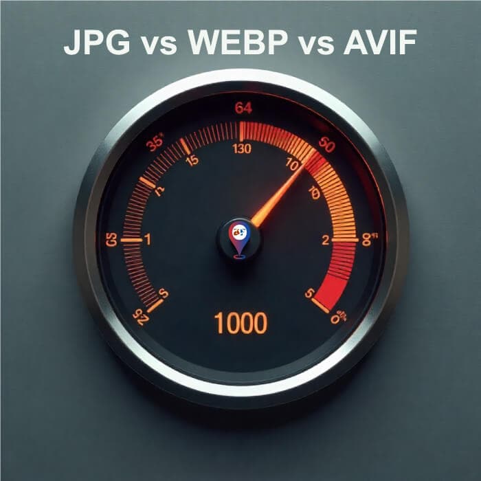Image optimization services showing image compression, modern formats, and Core Web Vitals improvement for technical SEO