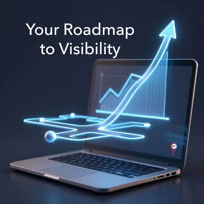 SEO strategy and planning services showing a custom roadmap for small business growth