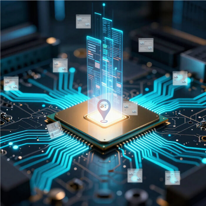 Visual diagram showing Parallel Internal Linking strategy connecting Topical Clusters for AI discovery
