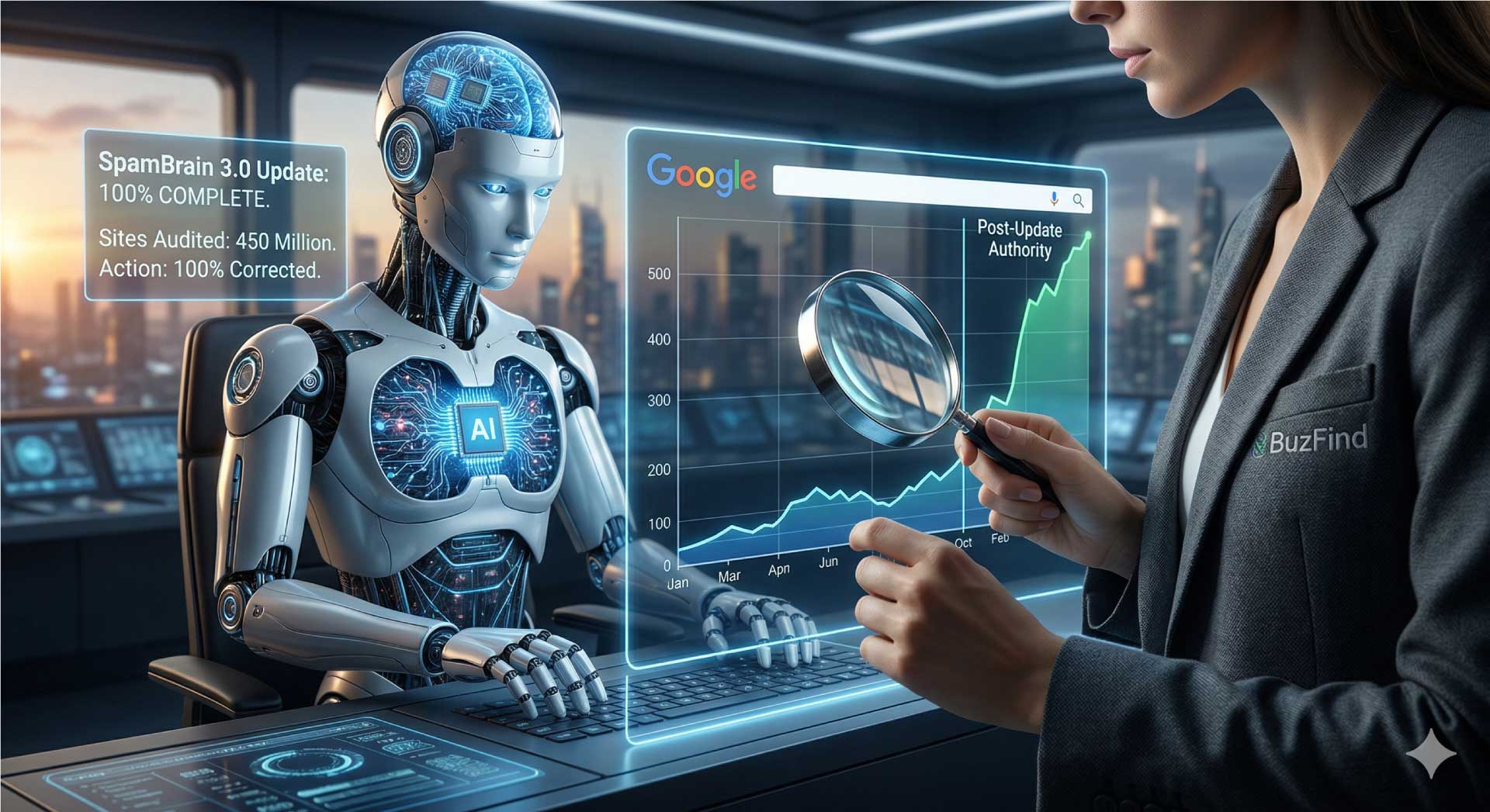 March 2026 Google Spam Update Audit BuzFind SEO Architect performing a surgical audit on the March 2026 Google Spam Update