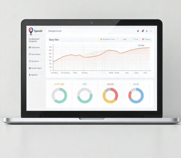 BuzFind Page Speed Optimization Services - Core Web Vitals Improvement Page speed optimization dashboard showing Core Web Vitals scores and performance metrics for technical SEO
